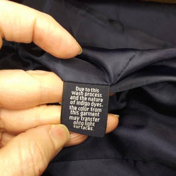 J. Crew Indigo Denim & White Polka Dot Schoolboy Blazer, Style# 40203 - Picture 15 of 16